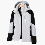 Übergangsjacke Damen | Jacke Damen | Winddicht & Warm mit Kapuze – Grau