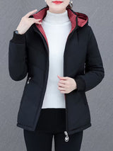 Übergangsjacke Damen | Steppjacke Damen | Wendbar & Flexibler Wetterschutz – Schwarz