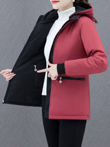 Übergangsjacke Damen | Steppjacke Damen | Wendbar & Flexibler Wetterschutz – Rot