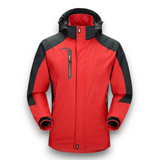 Übergangsjacke Damen | Winddicht & Kapuze – Rot