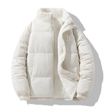 Übergangsjacke Herren | Herren Jacken | Wendbar & Stehkragen: Look-Wechsel & Zugluftschutz – Weiß