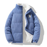 Übergangsjacke Herren | Herren Jacken | Wendbar & Stehkragen: Look-Wechsel & Zugluftschutz – Hellblau
