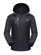 Übergangsjacke Herren | Herren Steppjacke | Winddicht & Kapuze für zuverlässigen Schutz – Schwarz