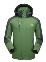 Übergangsjacke Herren | Herren Steppjacke | Winddicht & Kapuze für zuverlässigen Schutz – Grün