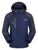 Übergangsjacke Herren | Herren Steppjacke | Winddicht & Kapuze für zuverlässigen Schutz – Dunkelblau