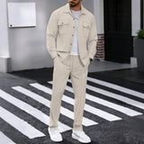 Übergangsjacke Herren | Jacke Herren | 2-teilig & geprägt für klaren Look – Khaki