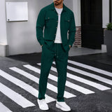 Übergangsjacke Herren | Jacke Herren | 2-teilig & geprägt für klaren Look – Grün