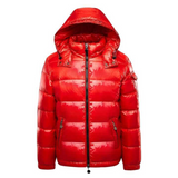 Übergangsjacke Herren | Steppjacke Herren | Hoher Kragen & gleichmäßige Wärme – Rot