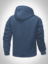 Übergangsjacke Herren | Zip Hoodie Herren | Kapuze & Wärmekomfort – Blau