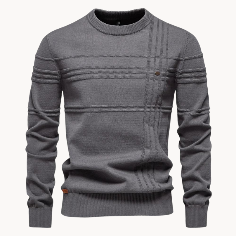 Marion | Herrenpullover mit Karomuster
