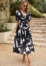 Arianne - Elegantes Kleid für Damen – Schwarz