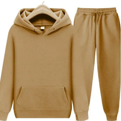 Herren Lässiges Kapuzenpullover Und Jogger Set | Lockerer Schnitt