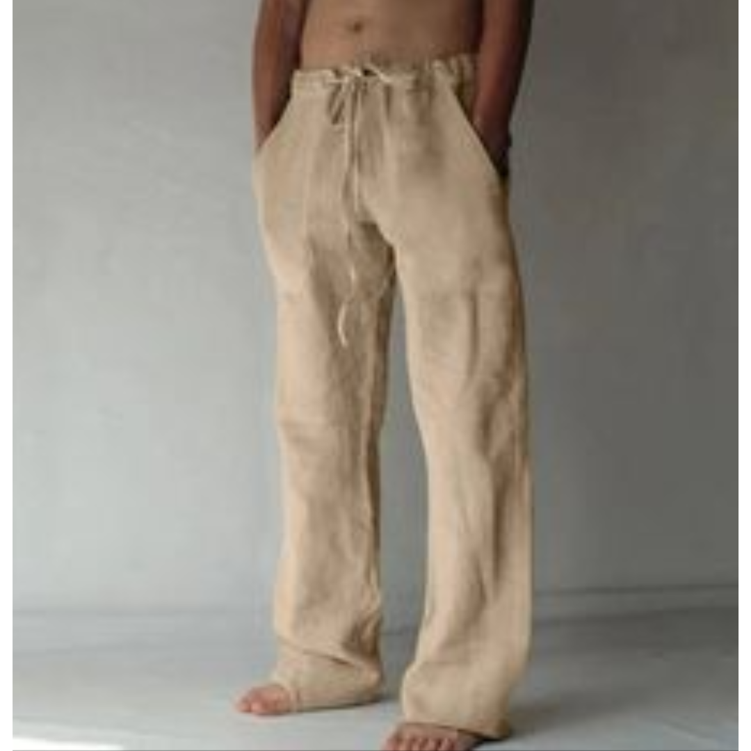 Leinenhose Mit Kordelzug Für Herren | Sommer
