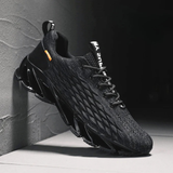 Herren Laufsneaker mit Schnürverschluss – Schwarz