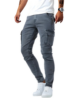 Adrian | Bequeme Cargo Hose für Herren – Grau