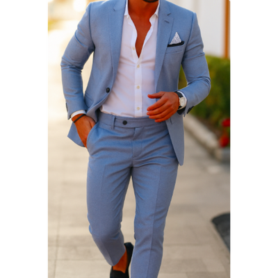 Herren Trendigen Tailored Fit Hochzeitsgast Anzug | Zweiteilig