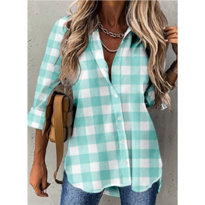 Brunna® | Lässige Karobluse