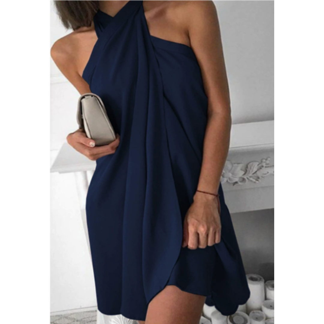 Sommerkleid Mit Neckholder Und Print Für Damen | Mini