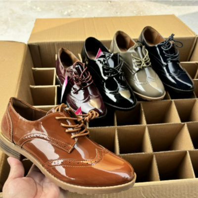 Damenschuhe Im Vintage Stil | Schnürschuhe