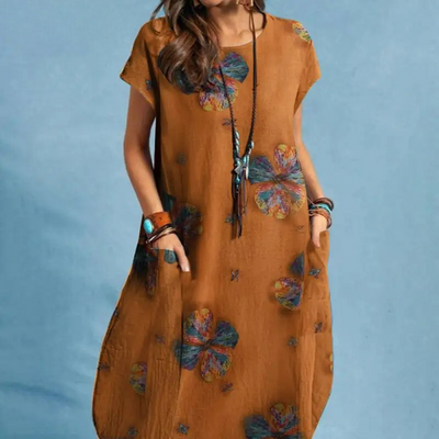 Senta - Stilvolles und bequemes lockeres Kleid für Damen