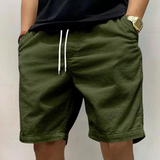 Liam | Kurze Hose für Herren Sommer Stil – Armeegrün