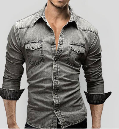 Macewan – Stilvolles Jeans Hemd