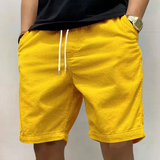 Liam | Kurze Hose für Herren Sommer Stil – Gelb