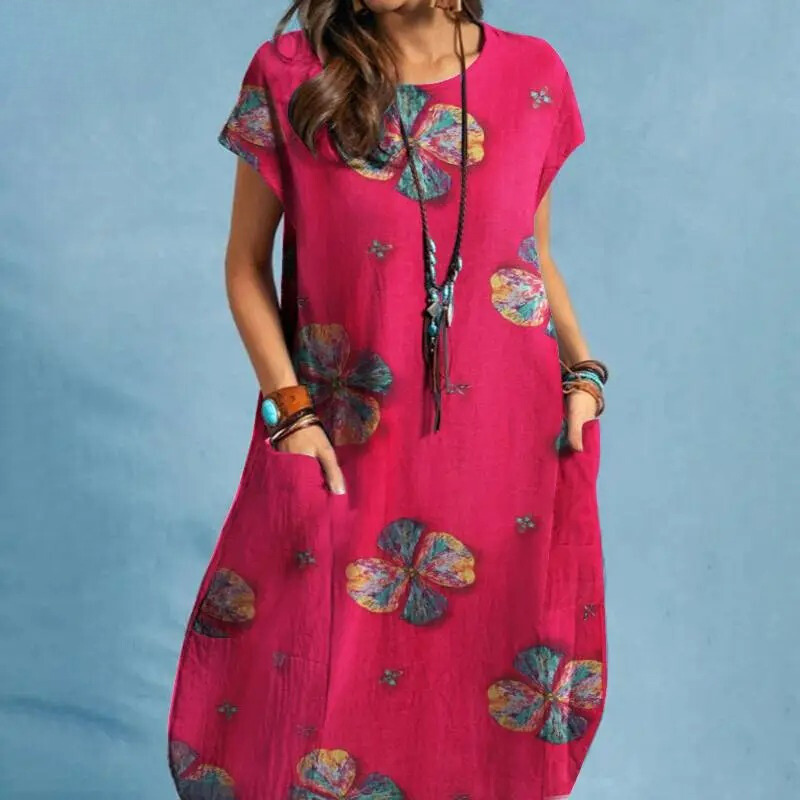 Senta - Stilvolles und bequemes lockeres Kleid für Damen