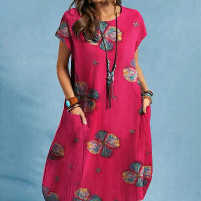 Senta - Stilvolles und bequemes lockeres Kleid für Damen