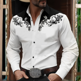 Arkwell - Raffiniertes Westernhemd – Schwarz