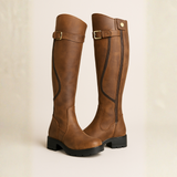 Antonia | Stilvolle Und Elegante Kniehohe Damenstiefel – Braun
