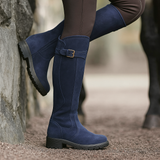 Antonia | Stilvolle Und Elegante Kniehohe Damenstiefel – Marineblau