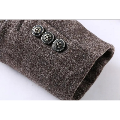 Herren Wollmantel Klassisch - Elegante Wintermode mit Innenfutter