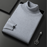 Armin | Herren Lässiger Rollkragenpullover für den Frühling – Hellgrau