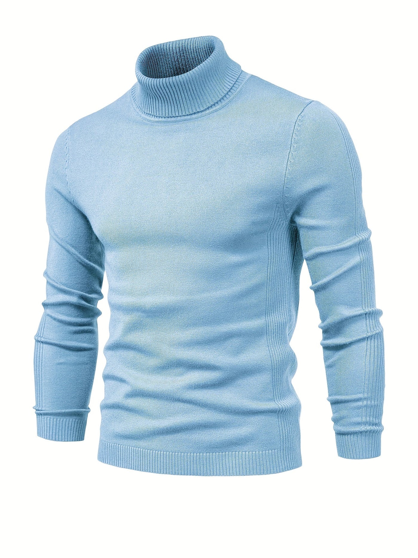 Eleganter Herren Rollkragenpullover aus Merinowolle
