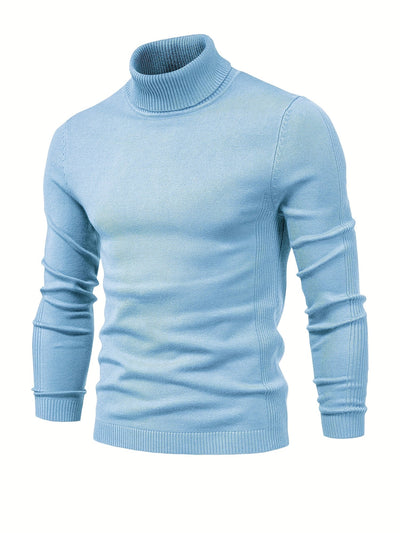 Eleganter Herren Rollkragenpullover aus Merinowolle