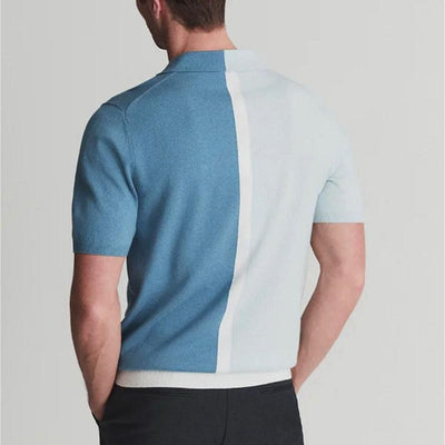 Klassisches Farbblock Poloshirt
