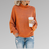 Charlotte | Eleganter Und Wärmender Strickpullover Für Damen – Orange