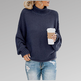 Charlotte | Eleganter Und Wärmender Strickpullover Für Damen – Blau