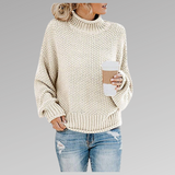 Charlotte | Eleganter Und Wärmender Strickpullover Für Damen – Weiß