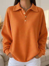 Elena | Eleganter Und Stilvoller Damenpullover Für Jeden Anlass – Orange