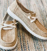 Doris | Bequeme Schnürschuhe für Damen – Khaki
