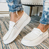 Doris | Bequeme Schnürschuhe für Damen – Weiß