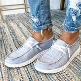Doris | Bequeme Schnürschuhe für Damen – Grau