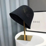 Damen atmungsaktiver Sonnenhut mit UV-Schutz im japanischen Stil – Schwarz
