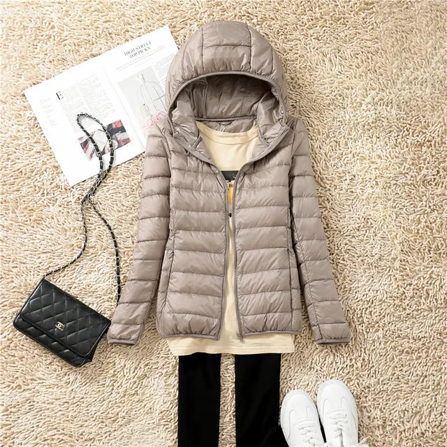 Leichte klassische Daunen Winter Parka für Damen | Ideal für den Winter