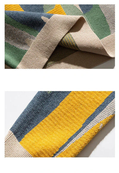 Damen Strickpullover mit Katzen-Motiv - Kuschelig Warm