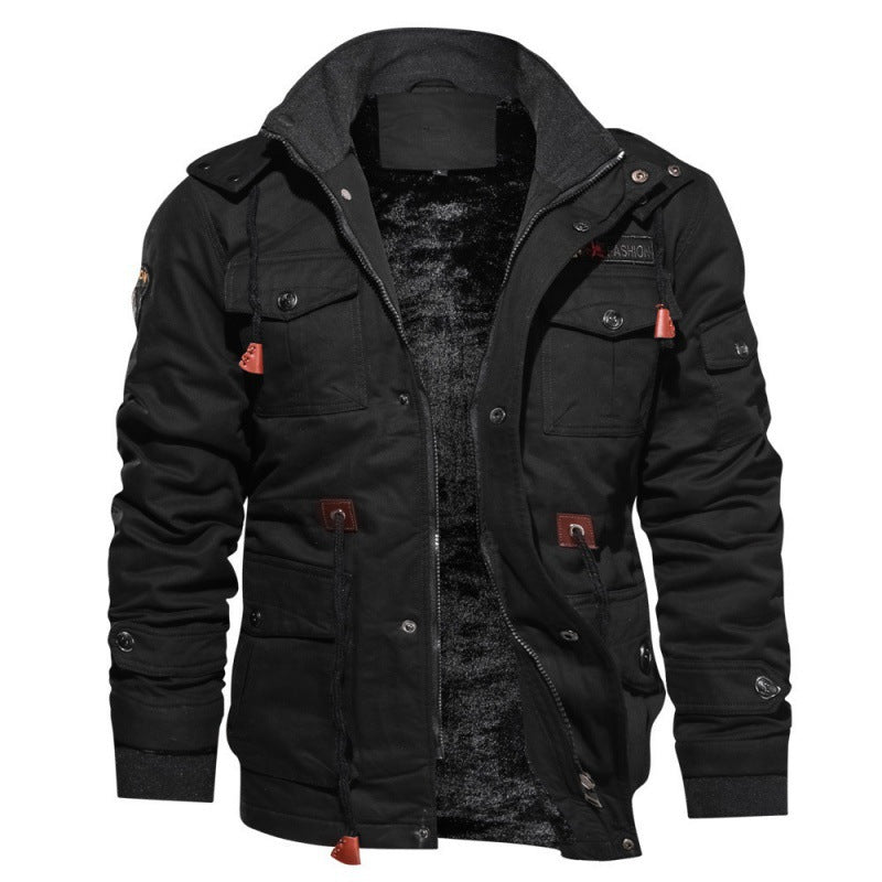 Herren Winterjacke mit Fleecefutter - Warm und Wasserdicht