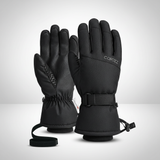 Wasserfeste Winterhandschuhe mit Wärmeisolierung und rutschfester Innenhand – Schwarz