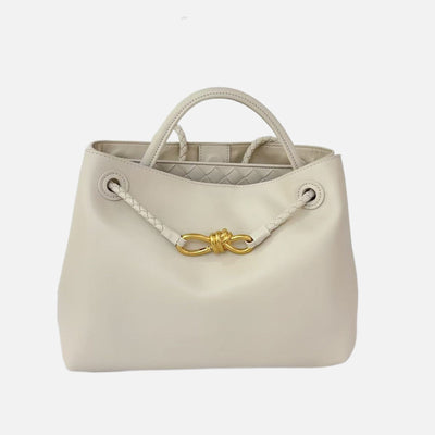 Luxuriöse vegane Leder Tote Bag – Große Handtasche mit Magnetverschluss